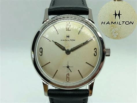 vintage hamilton watch identification